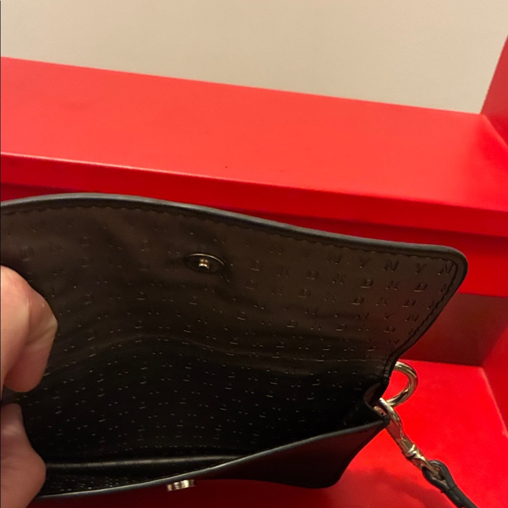 DKNY Black Leather Shoulder Bag - Picture 7 of 7